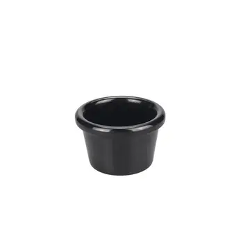 LanLan 6CM Black Sauce Cup for Cafe-Lounge Bar Small Bowl