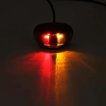LED Car Truck Side Marker Light for Trailer Van Lorry Pick Up Bus 10-30V Clearance Lamp Turn Signal Indicator Light Задна Светлина