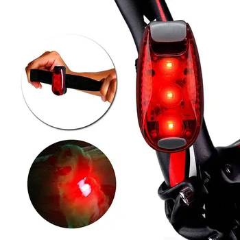 LED Safety Cycling Running Lights Walking Bicycle Light Runner Мигащи Warning Lamp for Helmet Backpack