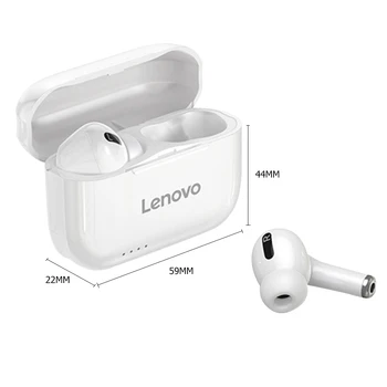 Lenovo LP1S TWS Bluetooth-съвместима Версия V5.0 Спортни Слушалки Безжични Слушалки Стерео слушалки Слушалки Музика с микрофон