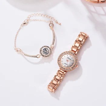 Lvpai Brand Luxury Bracelet Watches Set For Women Fashion Геометричен Гривна Кварцов Часовник Дамски Ръчен Часовник Zegarek Damski