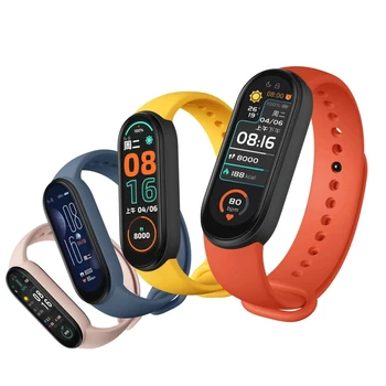 M6 Smart Bracelet Watch Full-day Activity Проследяване на Калории Изгорени Интелигентно Напомняне Повече функции Гривна Sleep Monitori