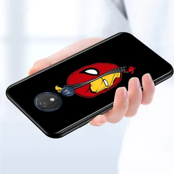 Marvel Iron Man Лого За Motorola G8 G9 G Stylus Power One Hyper Fusion Edge E7, E6 5G Plus Play Lite Мек Калъф за Телефон