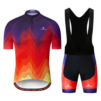 MILOTO - Man Professional Team Cycling Clothing Set Mountain Bike Uniform Quick Dry ciclismo Maillot with Summer