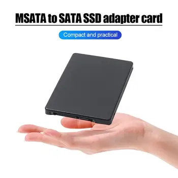 Mini Pcie mSATA SSD до 2,5 инча SATA3 Адаптер за Карта с Корпуса 7 мм Дебелина на Твърд За КОМПЮТРИ Компютърен десктоп