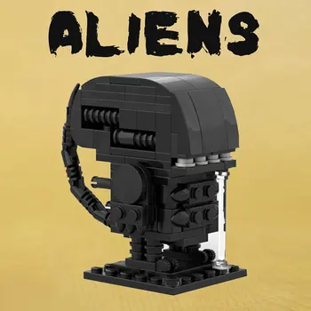 MOC Building Block Maker Movie Classic Figures Aliens Creative Assembly Model Детска Играчка САМ Build Bricks Подарък За Рожден Ден