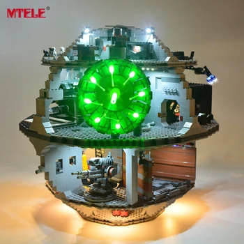 MTELE Led Light Комплект За 10188 Star war Death Star Building Blocks Съвместимост С 05026 (НЕ Включва Модела)