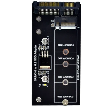 NGFF M. 2 Adapter M2 SATA3 Raiser M. 2 to SATA Adapter SSD M2 to SATA Expansion Card B Key Дкрепа 30/42/60/80 мм
