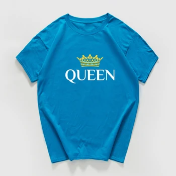 Queen letter printted graphic смешни t shirt men/women new губим hip hop streetwear casual summer top tee men clothing harajuku