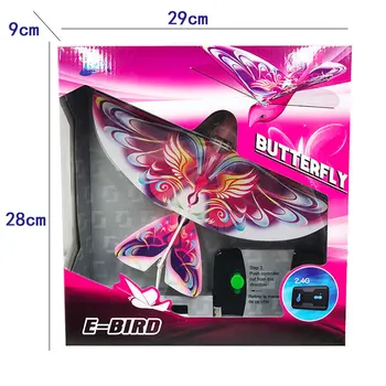 RC Bird Remote Control Drone Animal Flying Sky Bird Електронни Играчки За Домашни Животни Със Звук LED Light Electric Animal Gift For Child