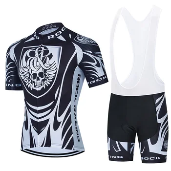 ROCK RACING Cycling Team Jersey 20D Bike Short Set Ropa Ciclismo Мъжки Cycling Clothing Kit Summer Bicycle Maillot Culotte
