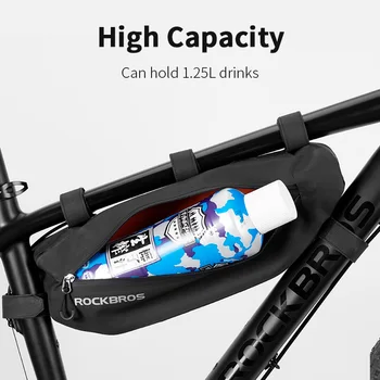 ROCKBROS Bike Bag Top Tube Front Frame Bag Waterproof МТБ Road Triangle Pannier Dirt-resistant Cycling Accessories