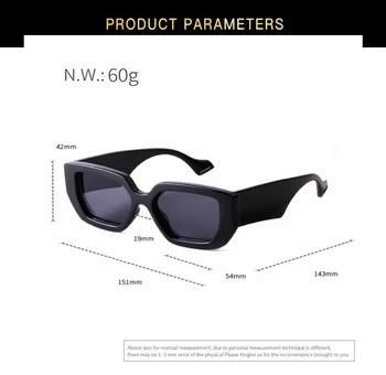 SORVINO Fashion Retro Polygonal Sunglasses Ladies Wild Contrast Sunglass Thick-edge Trendy Men Female Eyeglasses