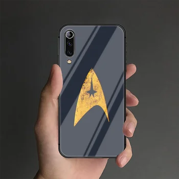 Star Trek Phone Закалено Стъкло Калъф За Носене За Xiaomi Mi A3 Max3 Note 9 10 I T Pro Lite Ultra Silicone Luxury Cell