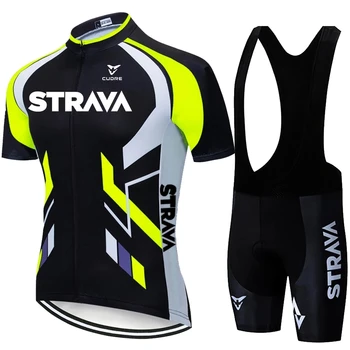STRAVA Cycling Джърси Jersey 2021 Велосипедна екипът на Велосипедни Риза Мъжка Велосипедна дрехи С Къс Ръкав Лятна Премиальная Велосипедна Облекло