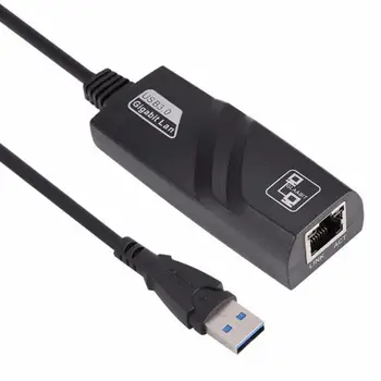 USB 3.0 To 10/100/1000 Mbps Gigabit RJ-45 Ethernet LAN Мрежов Адаптер За таблети Chromebook Macbook Air Windows Android