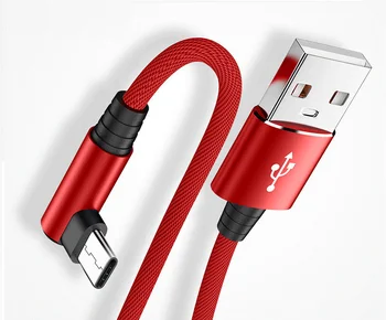 USB Type C Кабел Бързо Зарядно Устройство Кабел 5A Найлонова Оплетка Кабели За Мобилен Телефон Huawei, Xiaomi Samsung и LG, HTC, SONY MEIZU