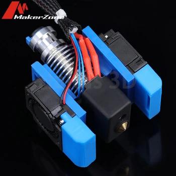 V6 All Metal, J-Head Bowden Extruder Kit For E3d V6 Volcano Hotend With Upgraded Cooling Fan Bracket Block 3D Printers Parts
