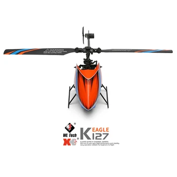 WLtoys Helicopters K127 2.4 Ghz 4CH 6-Aixs Gyroscope Single Blade Propellor Gyro Mini RC Helicotper For Kids Gift RC Играчки v911