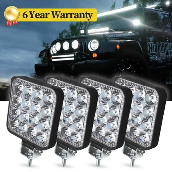 XINFOK Reverse LED Spotlights 12v 24 Volt Truck Светлини 48W Универсален за 4WD 4x4 Фарове, Автомобилните Лампи Паркинг светлина