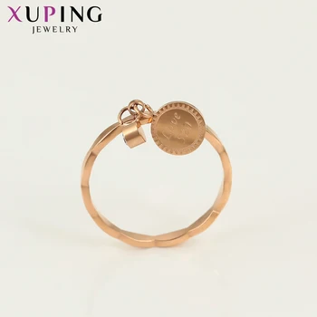 Xuping Fashion Ring Special Design Rings for Women Highquality Romantic Rose Gold Color Plated Jewelry Charm Gift 16143