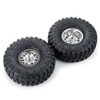 YEAHRUN 1.9 inch Metal Alloy Beadlock Wheel в гривни Hubs with 120mm OD 45 Rubber Width Tires for 1/10 RC Crawler Car Parts