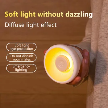 Yeelight Night Light Сензор за Движение Декор Спални Безжичен Usb Акумулаторна батерия Led нощна светлина за Кухненски Шкаф Шкаф Проход