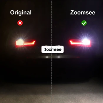 Zoomsee 2 елемента Бял Обратната СВЕТОДИОД За Porsche Cayenne 2 958 92A 9PA 955 2002-2010 Canbus Външен Резервен Заден Комплект Задна Светлина