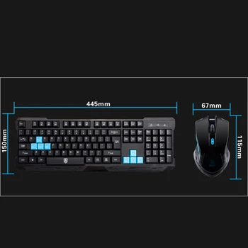 Безжична ръчна Детска клавиатура и Мишка Bluetooth клавиатура за PC Gamer clavier kit keyboard game Mouse Sets For PC Laptop