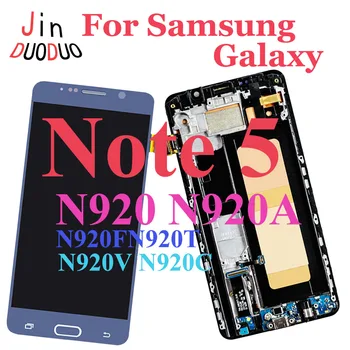 Високо Качество OLED дисплей За Samsung Galaxy Note 5 Сензорен Дисплей LCD цифров преобразувател В Събирането За Samsung N920 N920A N920FN N920V Lcd дисплей