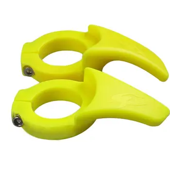 Волан и компоненти дръжки на кормилото на велосипеда и Жълти защитни Слушалки и Стъблата на кормилото на велосипеда Черен противоскользящий дизайн на волана