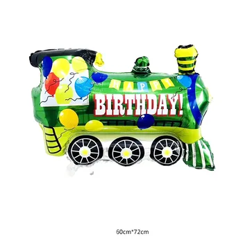 Големи превозни средства, автомобили, алуминиеви балони, детски играчки, влакове, полицейски коли, трактори, декоративни алуминиеви балони