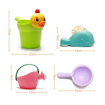 Гореща Разпродажба Baby Beach Sand Swimming Bathroom Toys Сладко Duck Bear Animal Shampoo Cup Children Shampoo Cup Gift