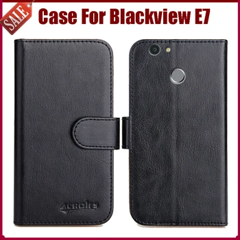 Гореща разпродажба! Blackview E7 Case Високо Качество 6 Цвята, Флип Ексклузивен Кожен Защитен Калъф За Blackview E7 Case