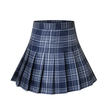 Гореща Разпродажба Мода A-line Плиссированная Дамски Момичета Къса Мини-Полите с панталони