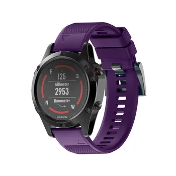 Грива силикон каишка за часовник Garmin Fenix 5 band GPS Watches Replacement band Silicagel Wrist Band Гривна