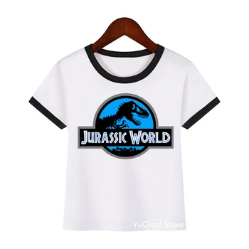Детска Реколта тениска Jurassic World/Park Tshirt Baby Boys Тениски Годишни Деца Тийнейджъри Динозавър Любовник Подарък за рождения Ден На Облекло