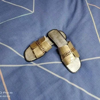 Домашни чехли, Джапанки Нов Дизайн на Супер Дамски Сандали Дамски обувки 2020 плоски пързалки платформа A168