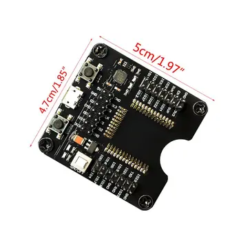 Електрически Контакт Програмист Инструмент ESP32 Адаптер Гнездо за ESP-WROOM-32 Модул Micro USB Type B Plug Тест Такса E56B
