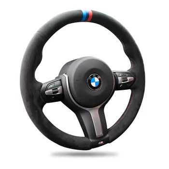 За BMW 3 Серия 5 И Серия 7 Серия, серия 1 GT M САМ волан ръчно изработени замшевая покриване на волана автомобилни аксесоари