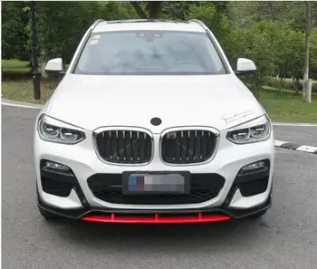 За BMW X3 Бодикит спойлер 2019-2020 За BMW X3 G01HS ПРЕДНАТА ABS Задната устна на задния спойлер предна броня с Дифузьор Брони Протектор