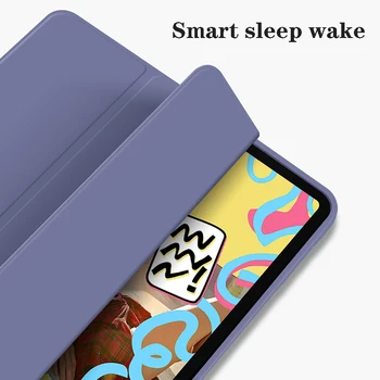 За HuaWei Honor V6 10.4 Case Мек Силиконов Калъф за MatePad 10.4 2020 New Case Capa Holster with Smart Sleep Wake