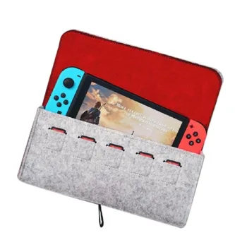 За Nintendo NS Switch Game Console Филцови Чанта За Съхранение на Аксесоари Нов За Nintendo Console Switch Pika Калъф
