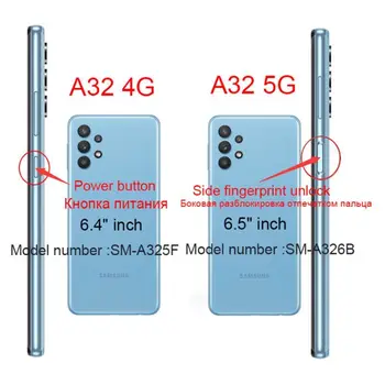 За Samsung A32 4G Case Мека Делото За Samsung Galaxy A32 Case 4G Мек Силиконов Калъф За Телефон Samsung A32 4G на Корпуса 6.4 Котка