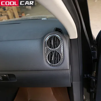За VW Volkswagen 10-19 Tiguan Вътрешна Промяна True Carbon Fiber Предни Климатик Воздуховыпускная Рама Аксесоари