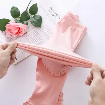 За момичета чист памук участък режат панталони годишният тънък стил детски ежедневни седем точки панталони P4587