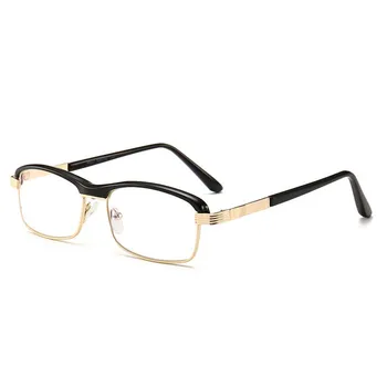 Зилеад +1+1.5+2+2.5+3+3.5+4 Очила За Четене С Рецепта Оптични Очила За Старческо Свръхлеки Квадратни Метални Очила За Далекогледство Gafas