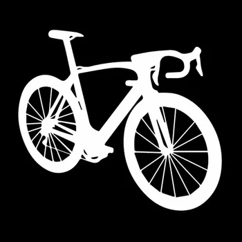 Интересен Спорт Езда на Велосипед Лек Велосипед KK Vinly Стикер Декор на Колата Стикер Аксесоари за Планинско Колоездене Черен/Бял 13см*15 см