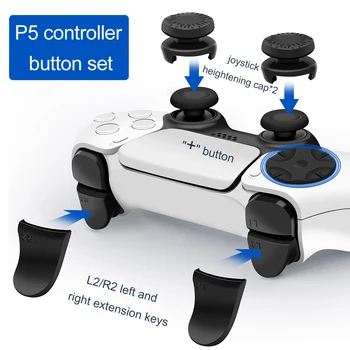 Клавишите За Разширяване На Дистанционното Управление Thumb Балансьор Cover Джойстик Капачка За Sony Playstation 4 Ps4 Pro Ps3 Ps2 Xbox Thumb Stick Grip