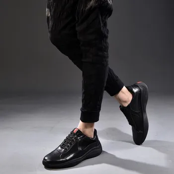 Класическа мода Нови Мъжки Ежедневни Обувки All-mhatc Удобни За Почивка Прости Спортни Обувки Дишащи Банкетни плоски Обувки Модерен